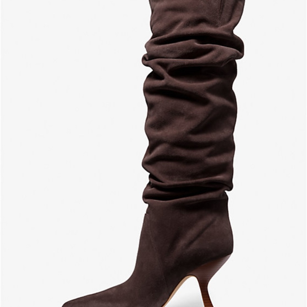 Michael Kors Dark Brown Over the Knee Boots